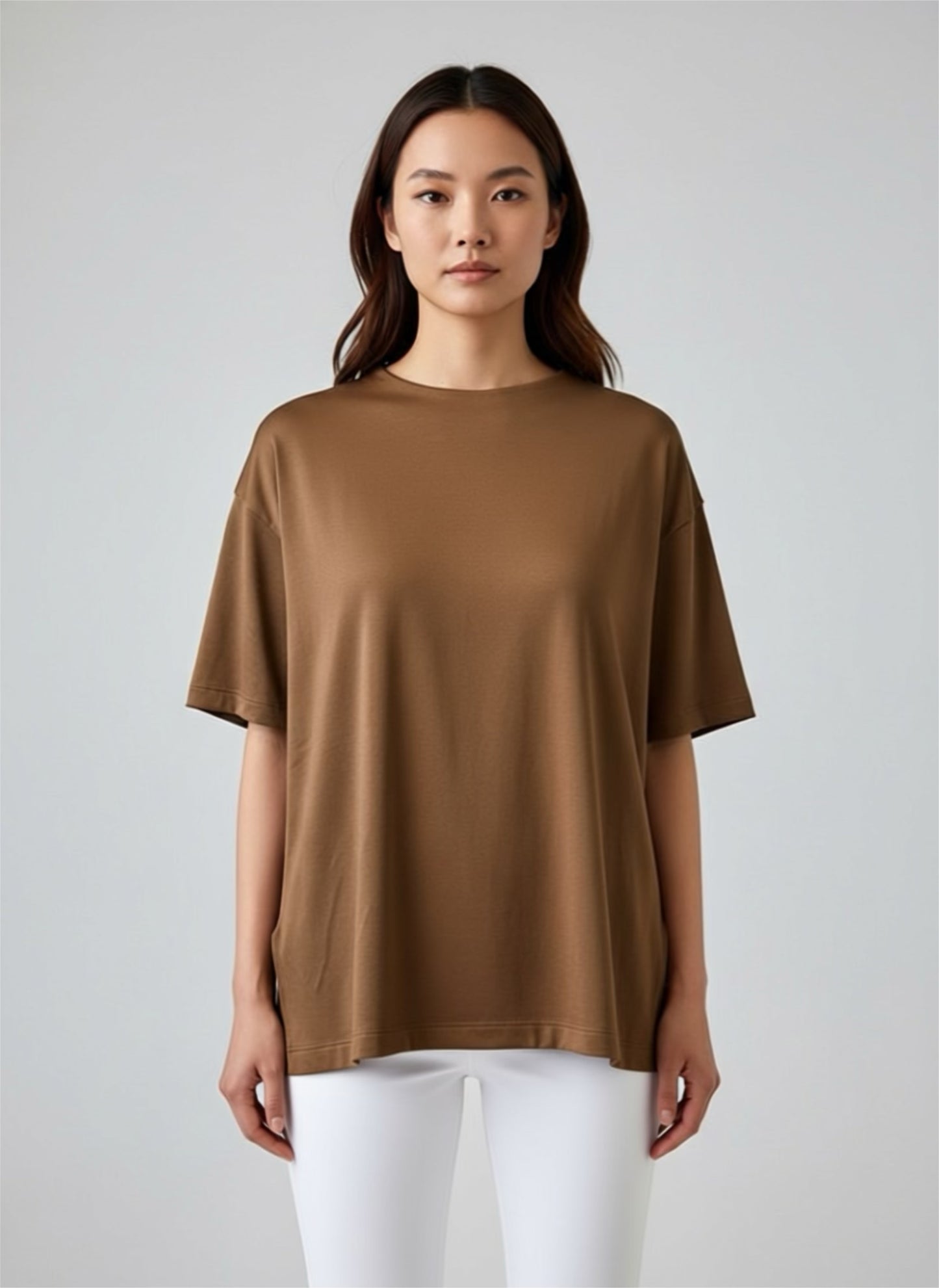 Crew neck Split-Sides Top