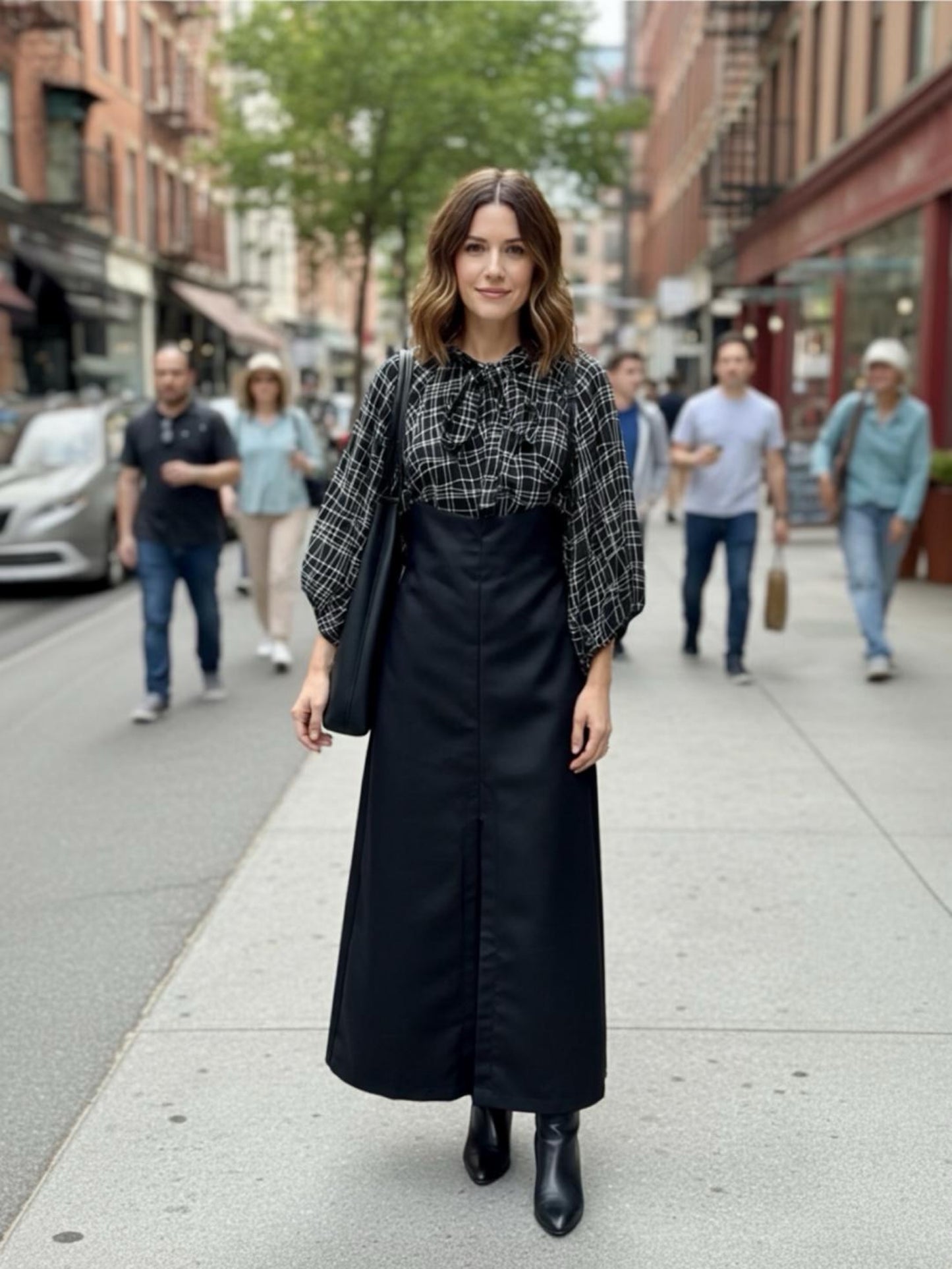 Salopette/Overall/High-Waist Skirt