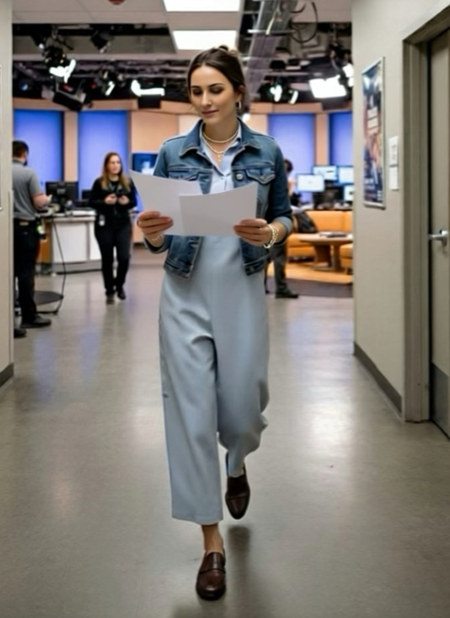 Salopette/Overall/High-Waist Pant