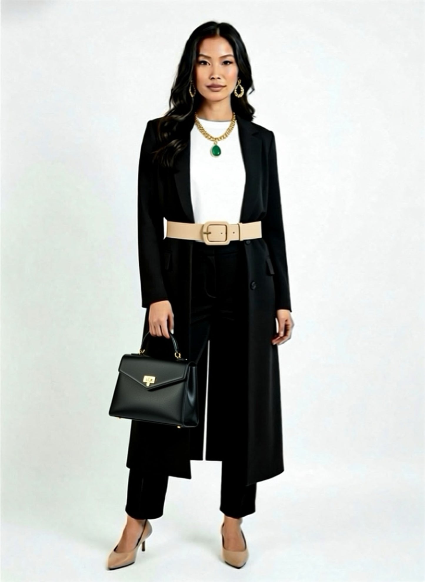 Crew neck Split-Sides Top