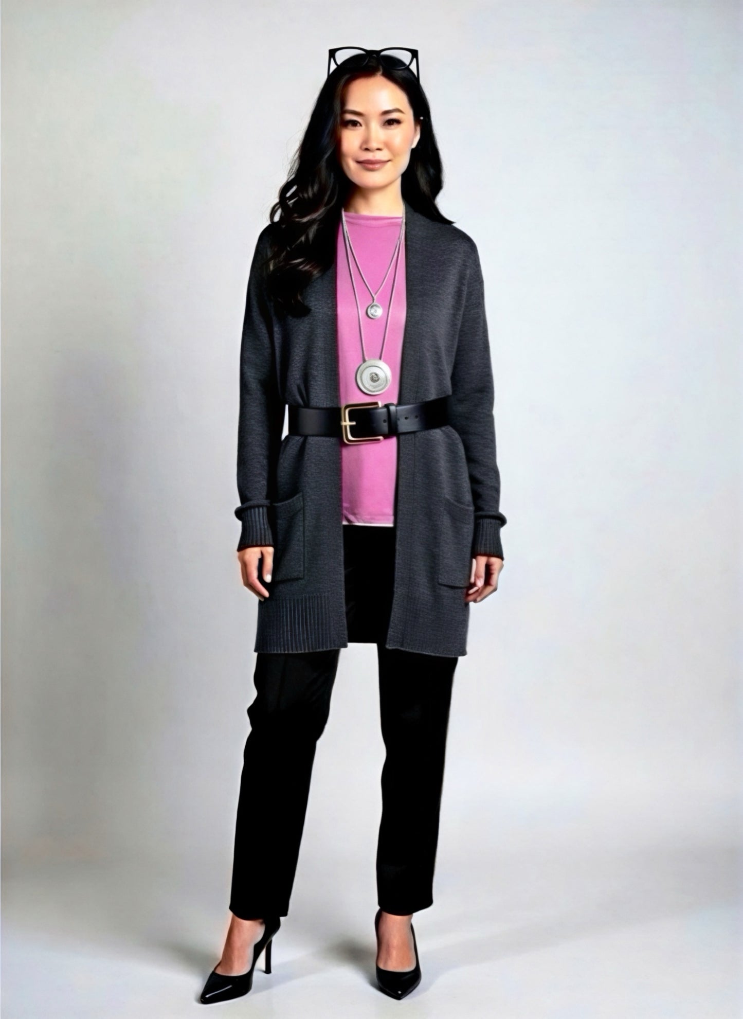 Crew neck Split-Sides Top