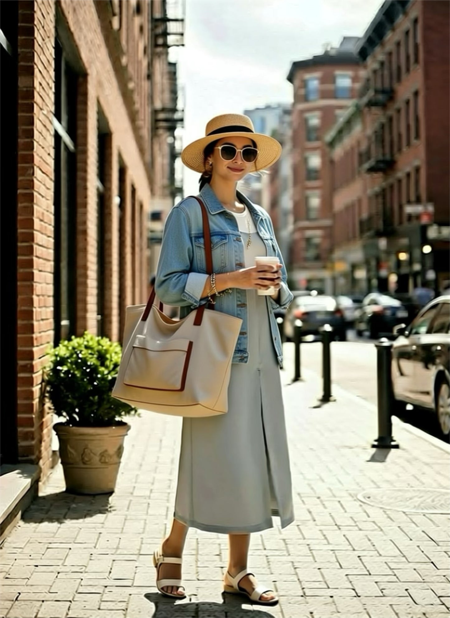 Salopette/Overall/High-Waist Skirt