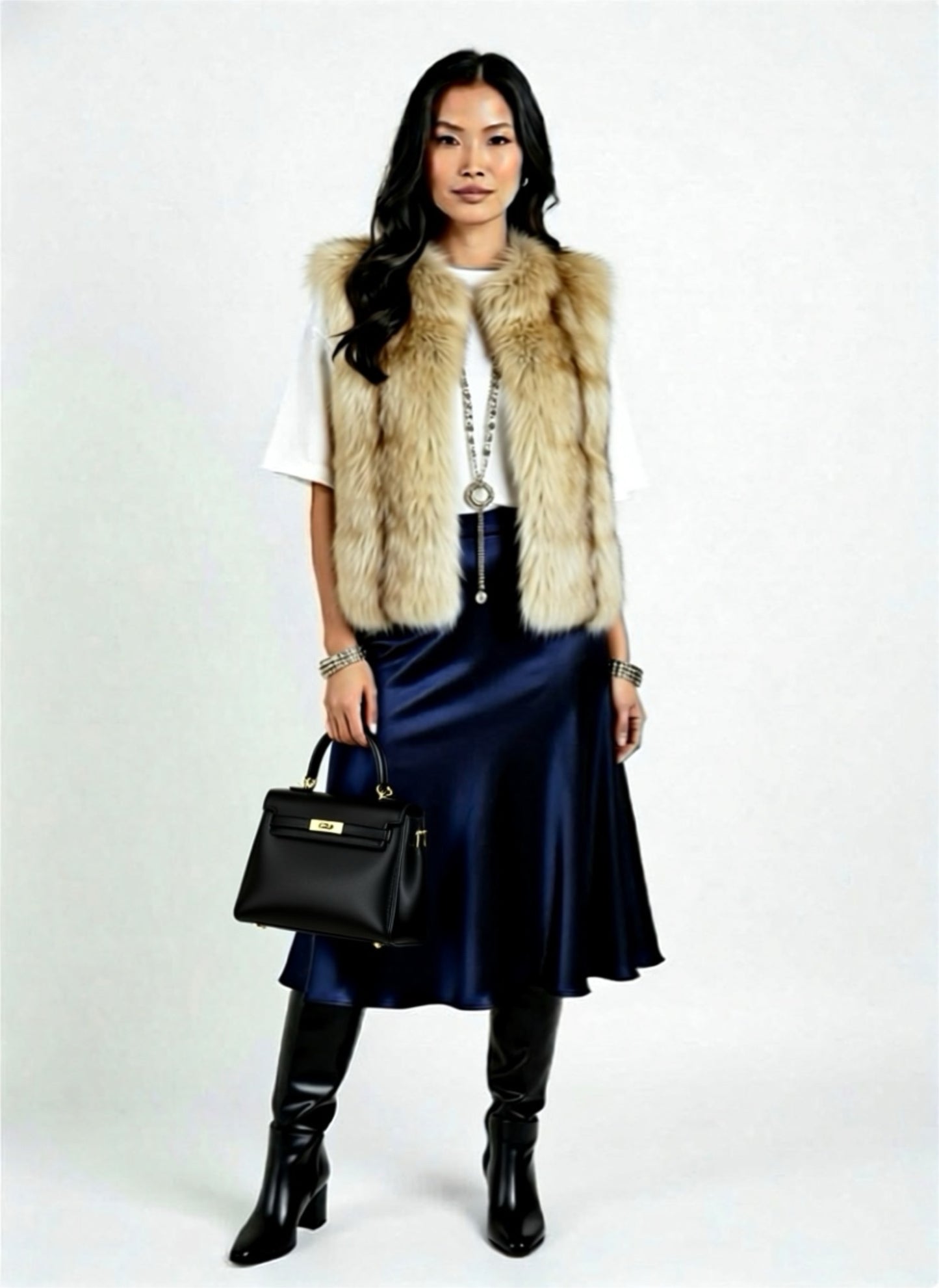 Crew neck Split-Sides Top