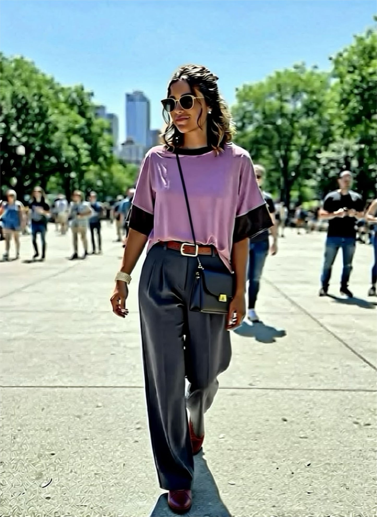 Silky Touch Reversible Top