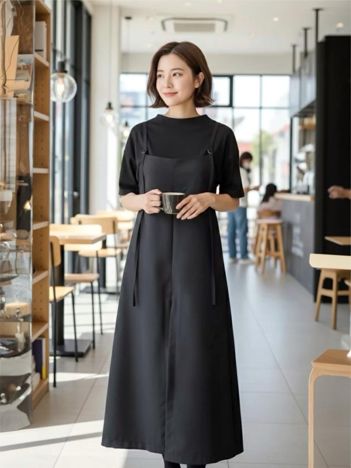 Salopette/Overall/High-Waist Skirt