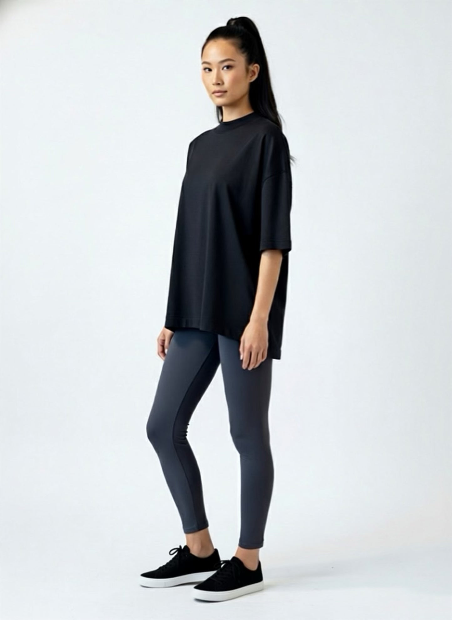 Crew neck Split-Sides Top