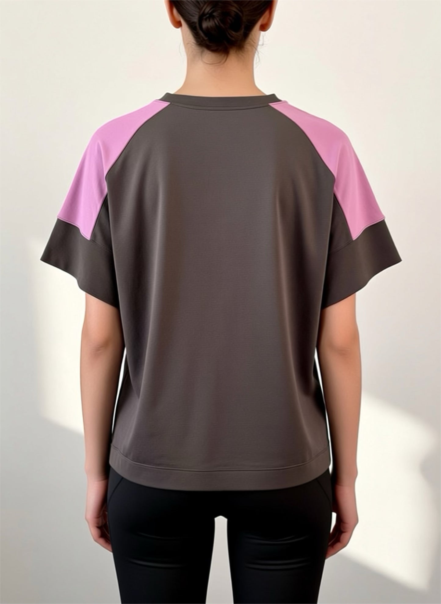 Two-toned, V-neck Premium Tops