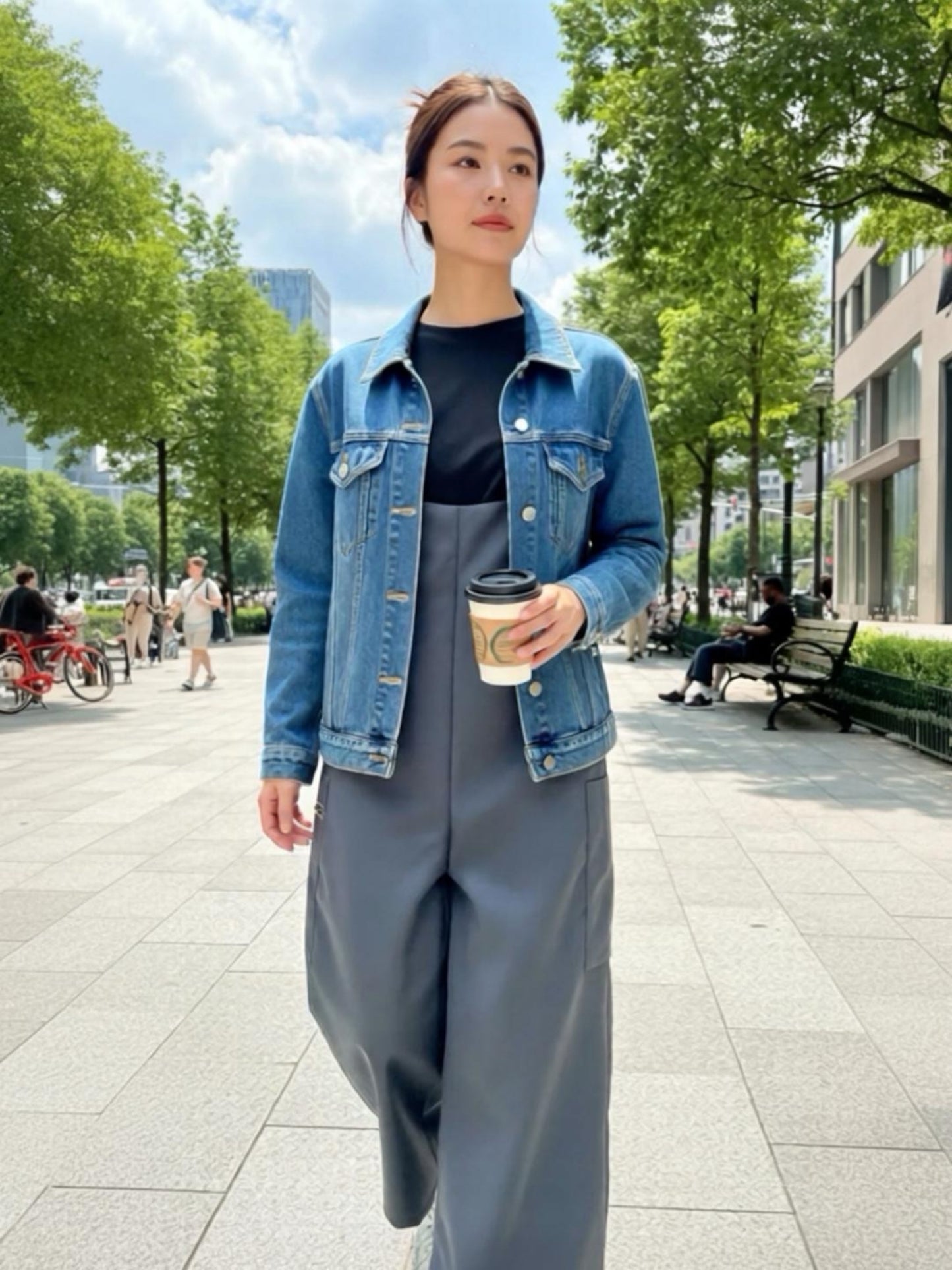 Crew neck Split-Sides Top