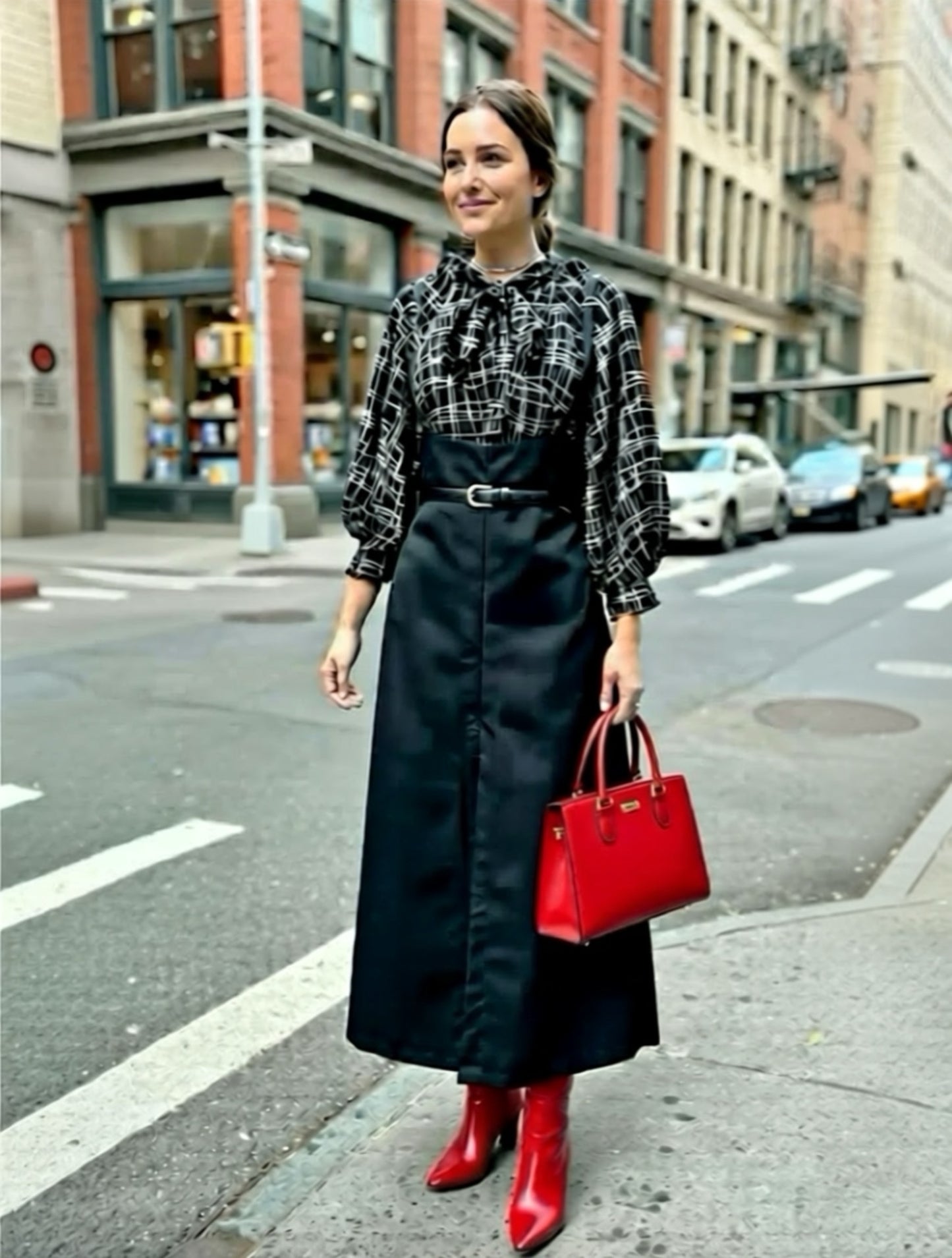 Salopette/Overall/High-Waist Skirt