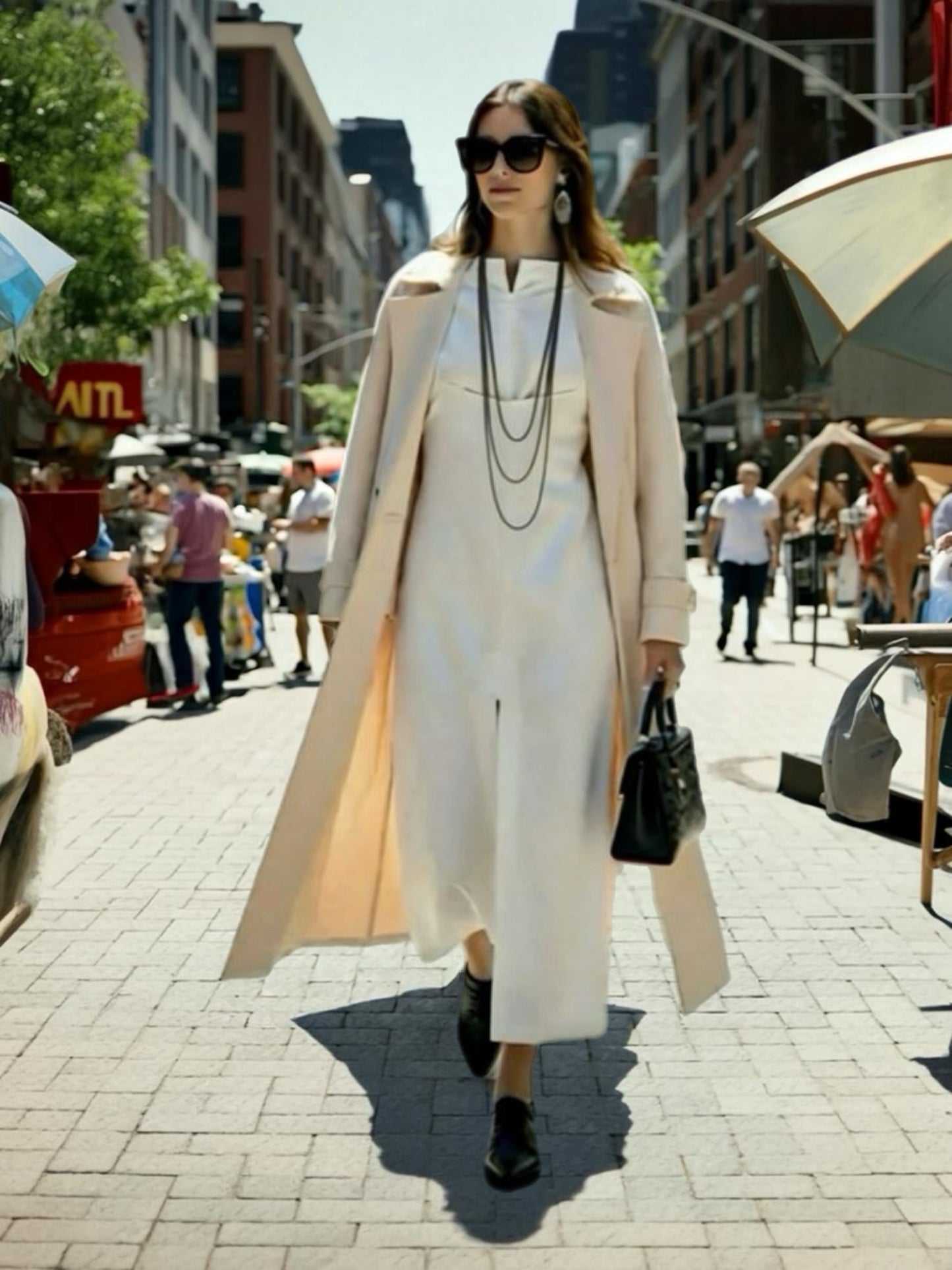 Salopette/Overall/High-Waist Skirt