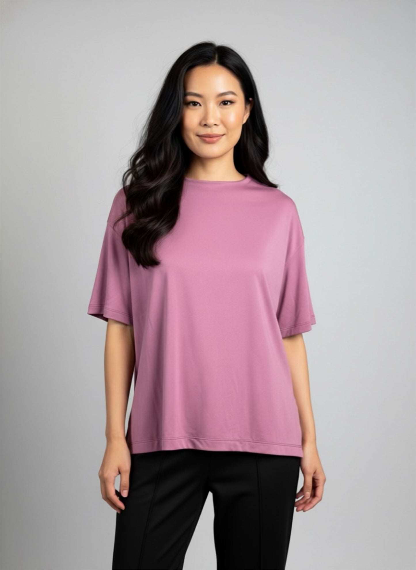 Crew neck Split-Sides Top