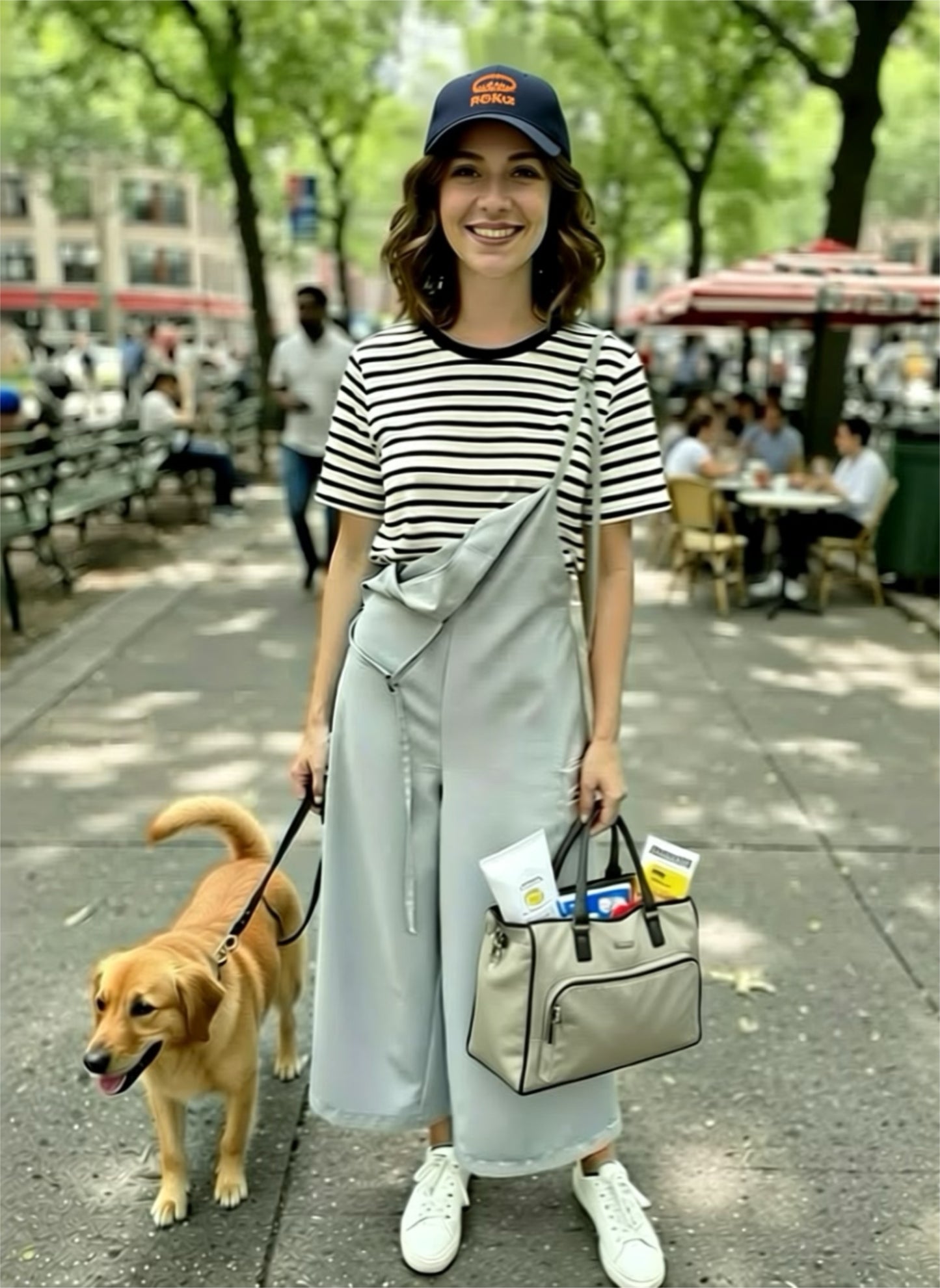 Salopette/Overall/High-Waist Pant