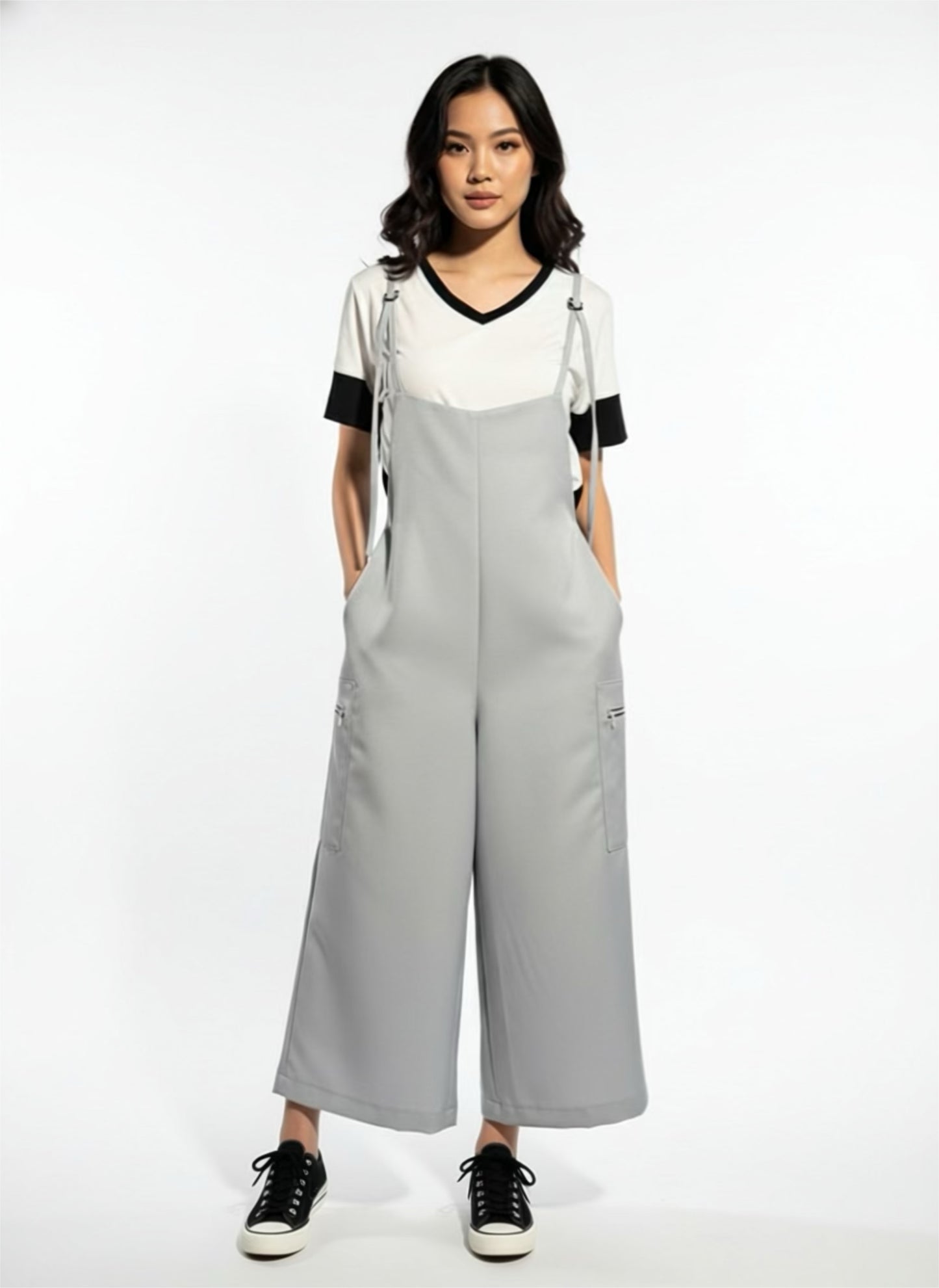 Salopette/Overall/High-Waist Pant