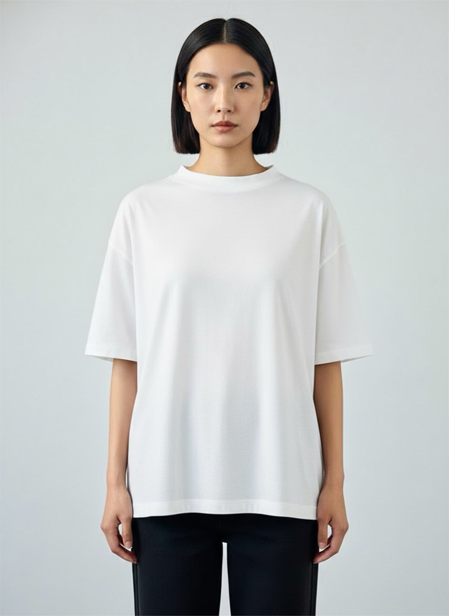 Crew neck Split-Sides Top